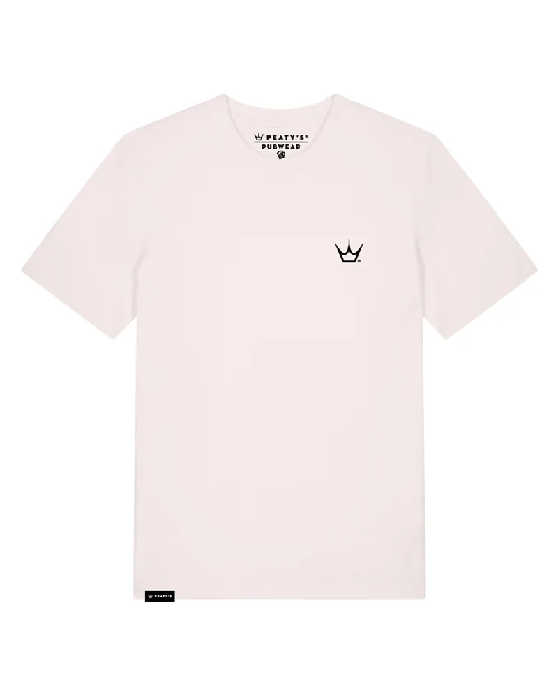 Peaty's PubWear Short Sleeve Tee - Mountain in Vintage White-1