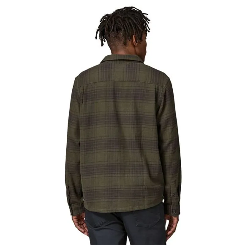 Patagonia Fjord Flannel Heavy Weight Premium Shirt In Cascade Green-1