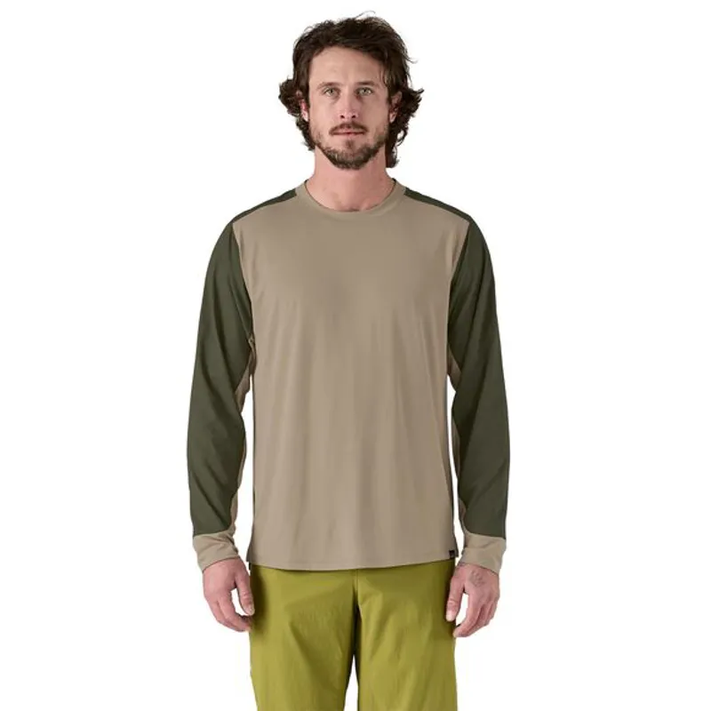 Patagonia Long Sleeve Dirt Craft MTB Jersey in Seabird Grey