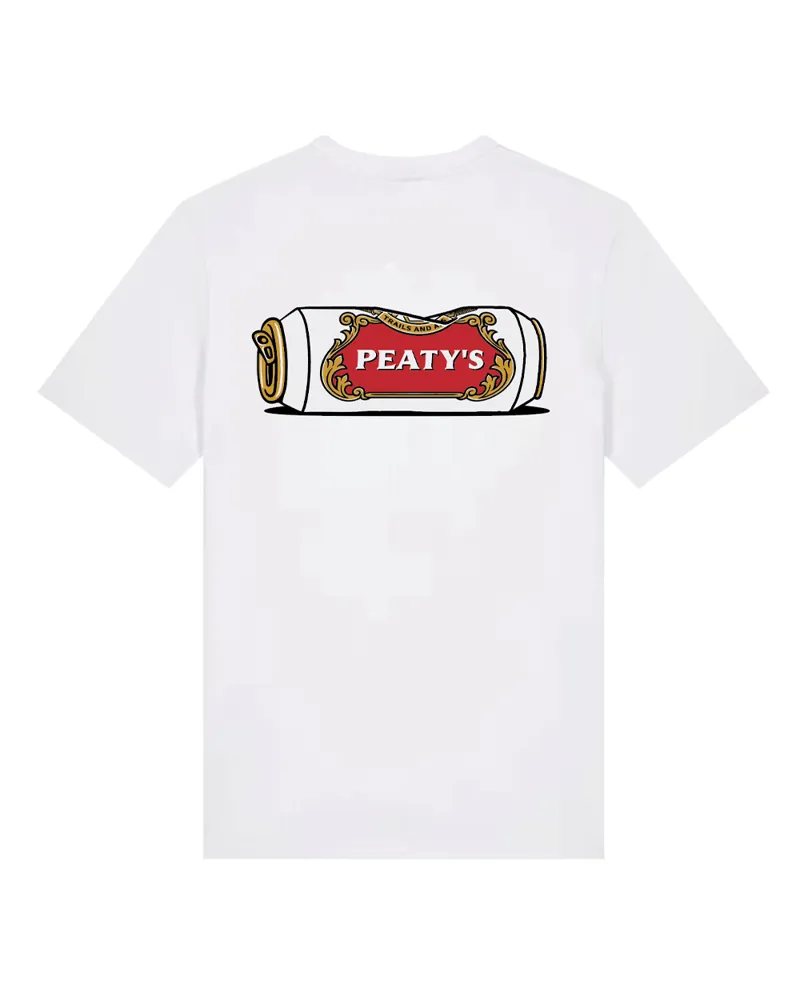 Peatys Pubwear Short Sleeve Tee in White