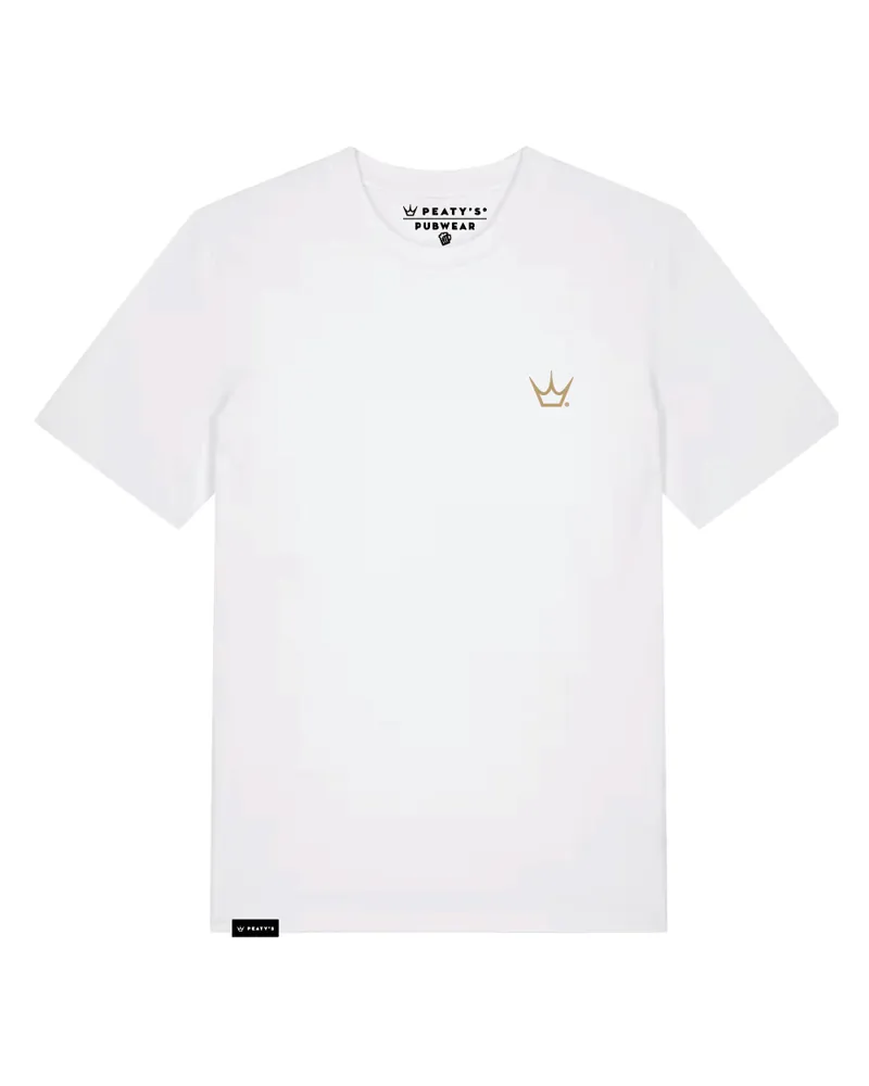 Peatys Pubwear Short Sleeve Tee in White-1