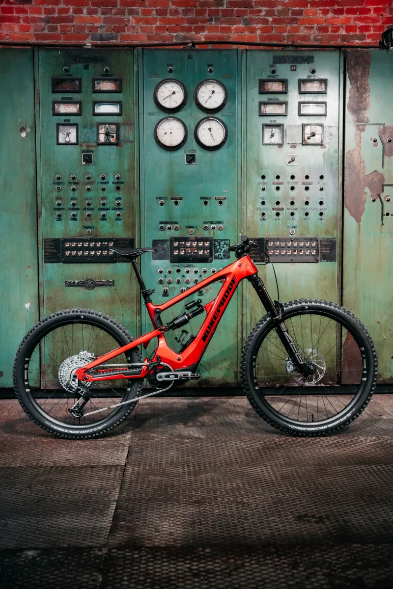 Nukeproof Megawatt Carbon 297 Pro Model - 2026 Electric Bike in Red-1