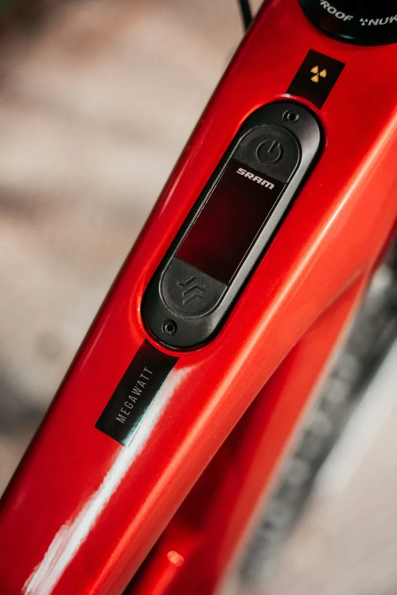 Nukeproof Megawatt Carbon 297 Pro Model - 2026 Electric Bike in Red-4