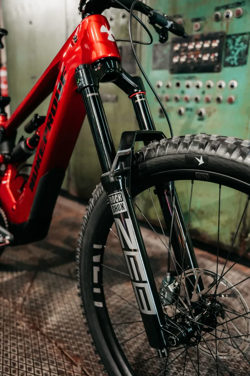 Nukeproof Megawatt Carbon 297 Pro Model - 2026 Electric Bike in Red-5