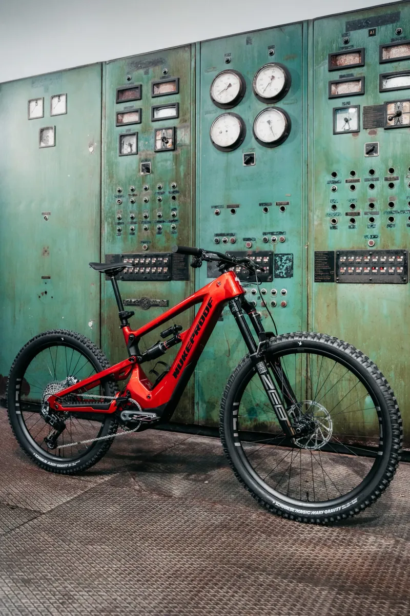 Nukeproof Megawatt Carbon 297 Pro Model - 2026 Electric Bike in Red-6