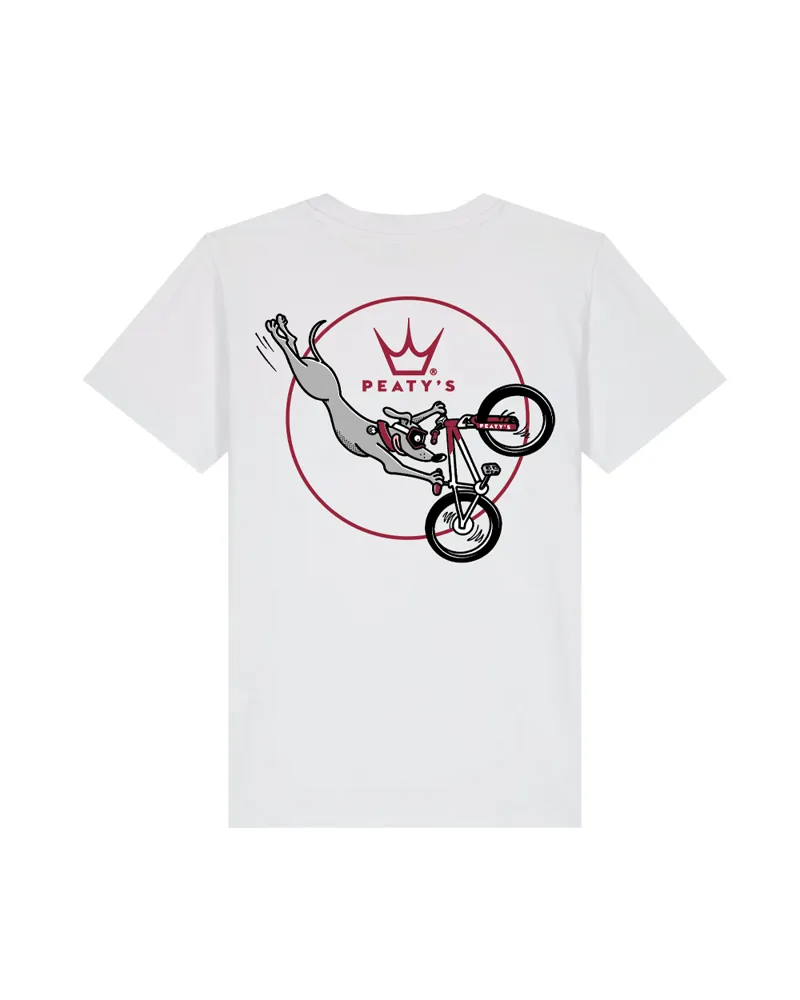Peaty's Youth PubWear Short Sleeve Tee - Superdog in White