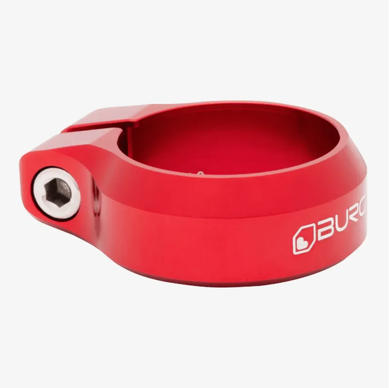Burgtec Seat Clamp 34.9mm in Race Red