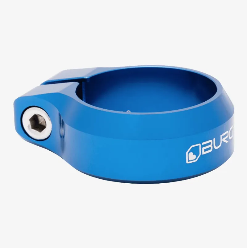 Burgtec Seat Clamp 36.4mm Diameter in Deep Blue