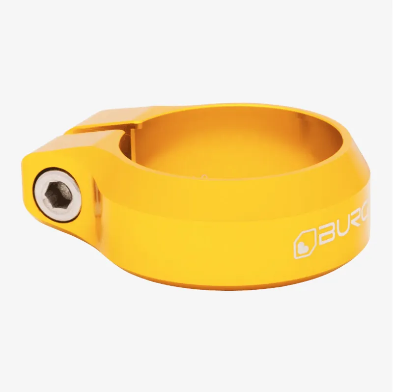 Burgtec Seat Clamp 36.4mm Diameter in Bullion Gold