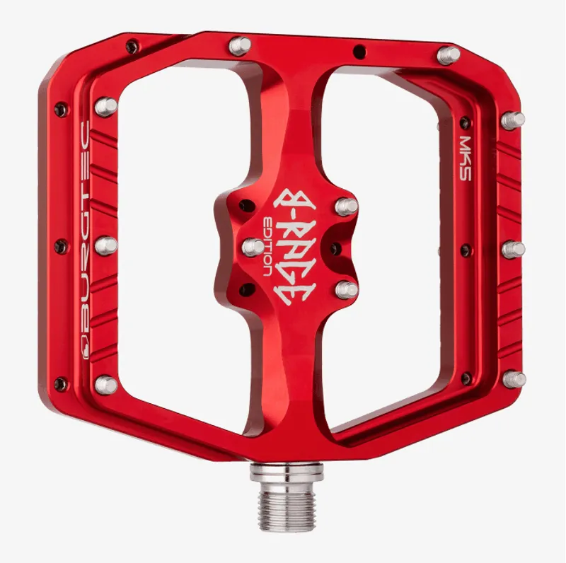Burgtec - Penthouse Flat MK5 BRage Edition Pedals Red