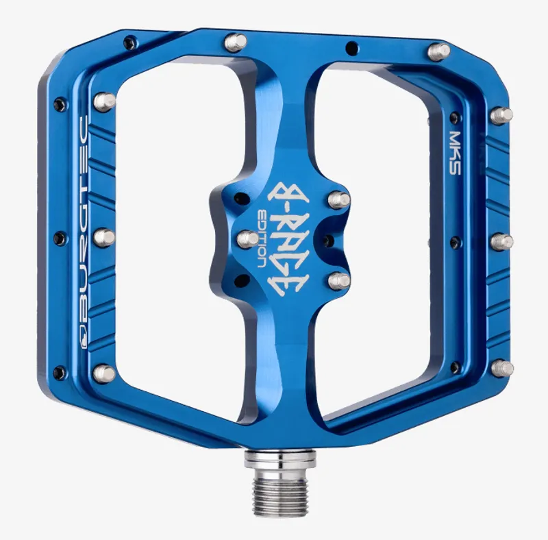 Burgtec - Penthouse Flat MK5 BRage Edition Pedals Burgtec Blue