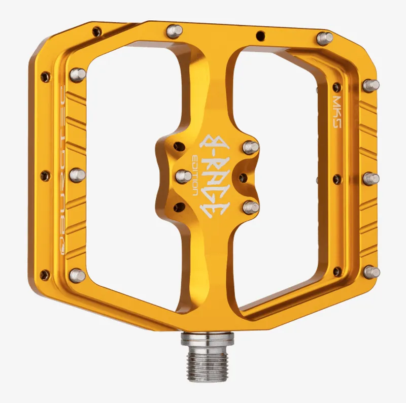 Burgtec - Penthouse Flat MK5 BRage Edition Pedals Burgtec Gold