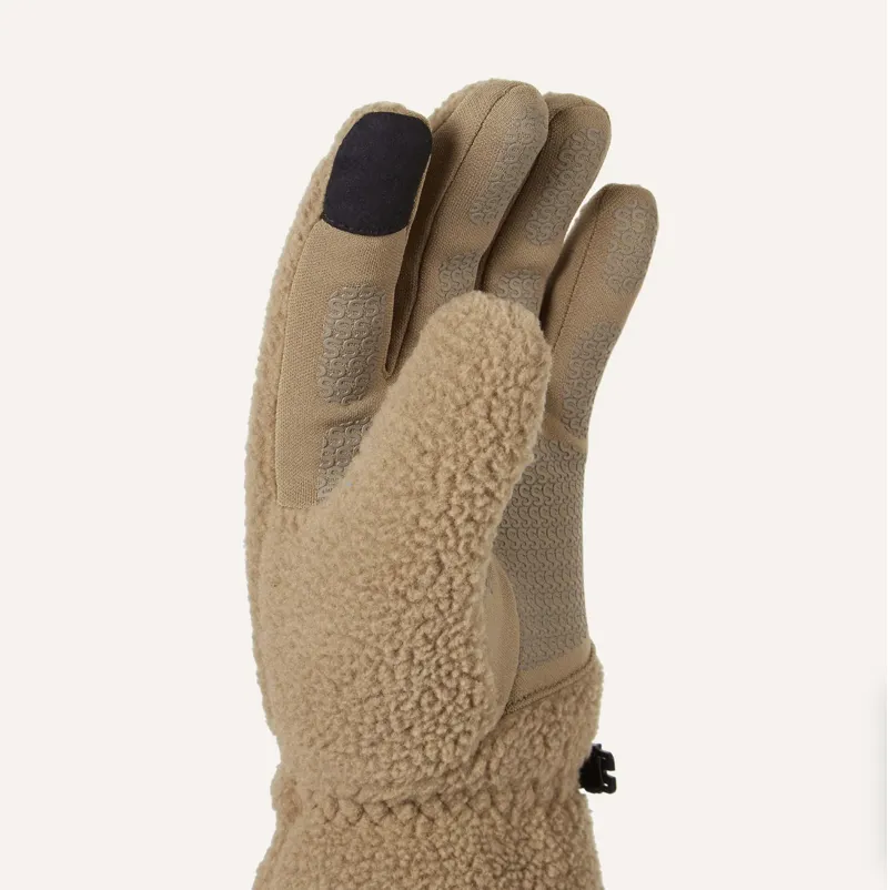 Sealskinz - Hoveton Fully Waterproof Sherpa Fleece MTB Glove in Brown-1