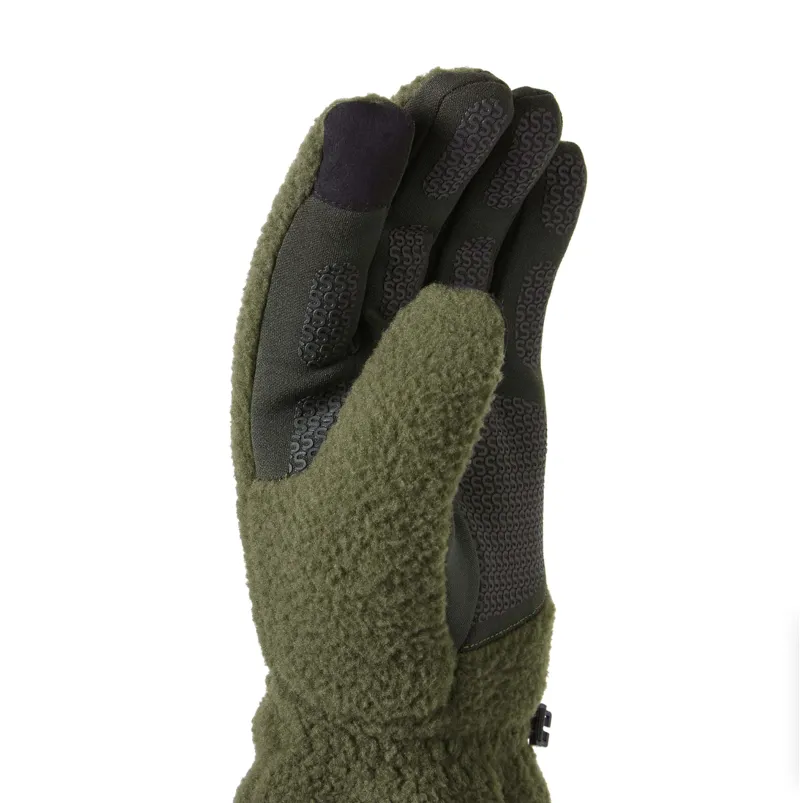 Sealskinz - Hoveton Fully Waterproof Sherpa Fleece MTB Glove in Olive-2