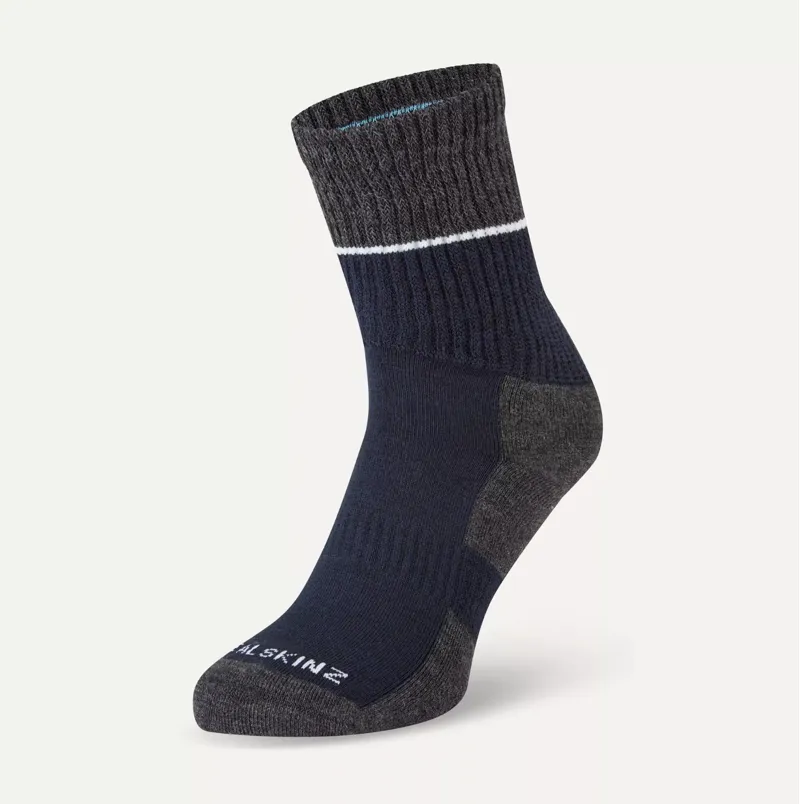 Sealskinz - Thurton Solo QuickDry Mid Length Sock in Navy