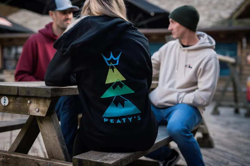 Peaty's PubWear Premium Zip Hoody in Summit / Black-3