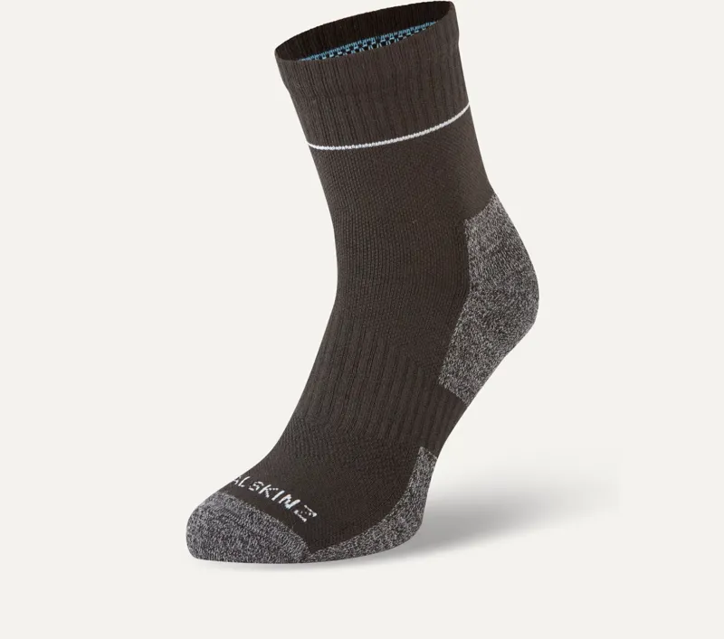 Sealskinz Morston Solo QuickDry Ankle Length Sock in Black
