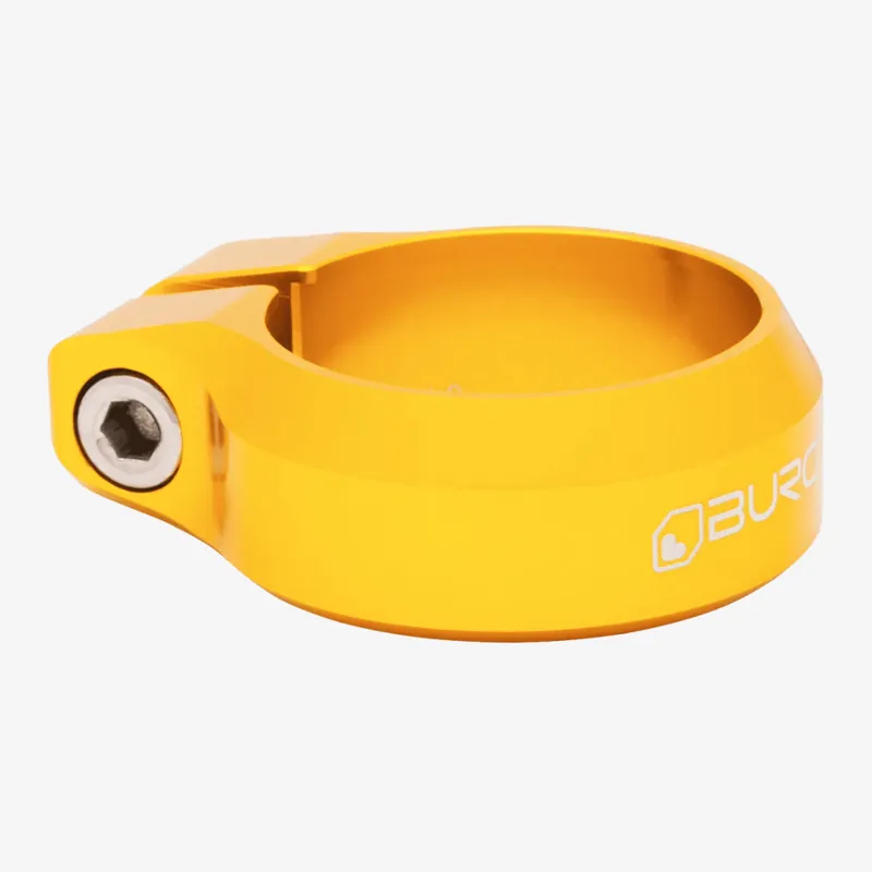 Burgtec Seat Clamp 34.9mm Diameter in Bullion Gold