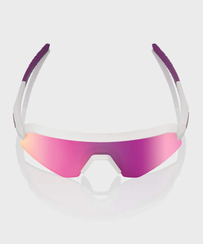 100 Percent Slendale SL - Matte Chalk - Purple Multilayer Mirror Lens-1