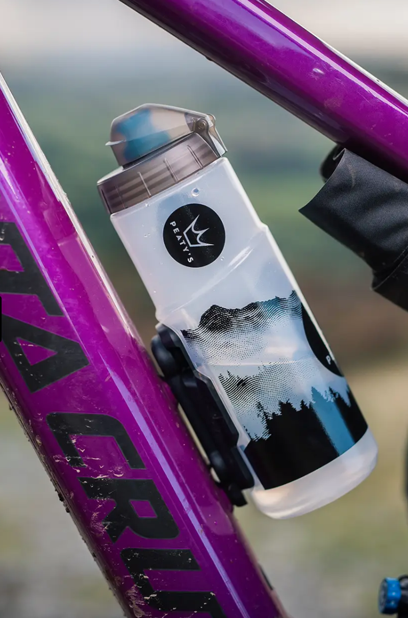 Peaty's x Fidlock Lockin Bottle - Mountain/Clear in 600ml-1