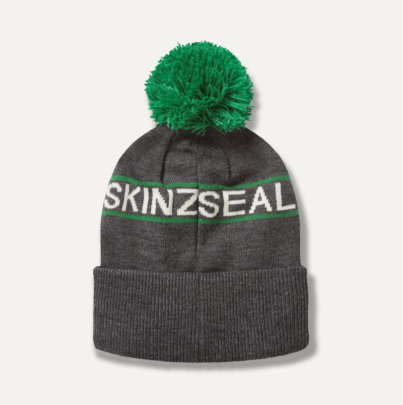 Sealskinz Heacham Waterproof Cold Weather Bobble Hat in Dark Grey Marl-1