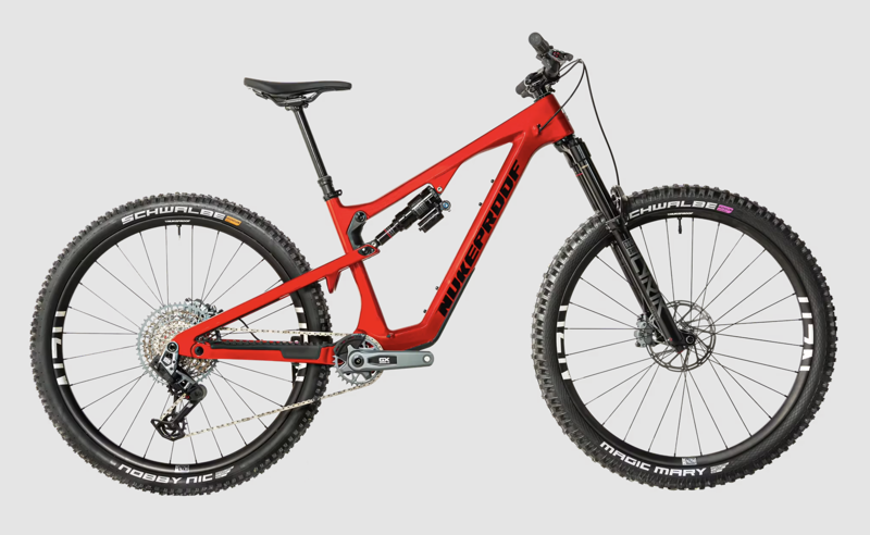 Nukeproof Reactor 290 Carbon Pro Model - 2026 in Gloss Red