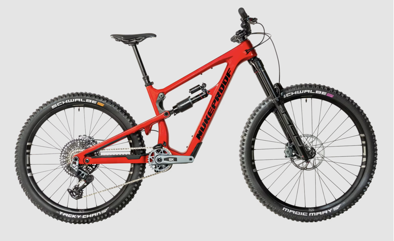 Nukeproof Mega 297 Carbon Pro Model - 2026 Mountain Bike in Red