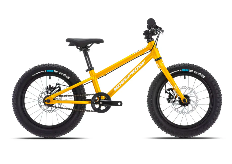 Nukeproof Cub Scout 16 Inch Pedal Bike in Gold