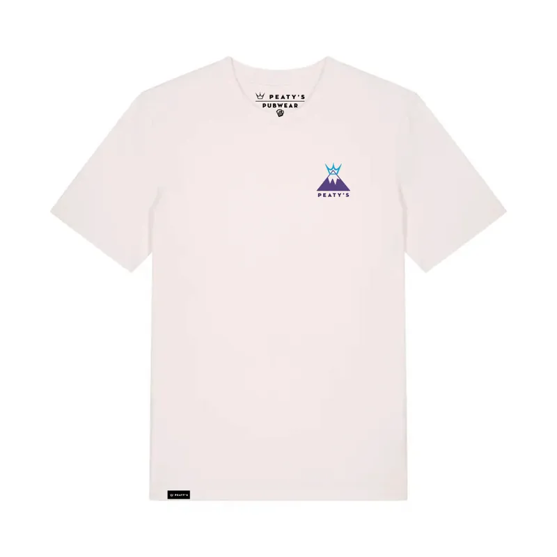 Peaty's PubWear Premium Short Sleeve Tee in Summit / Vintage White