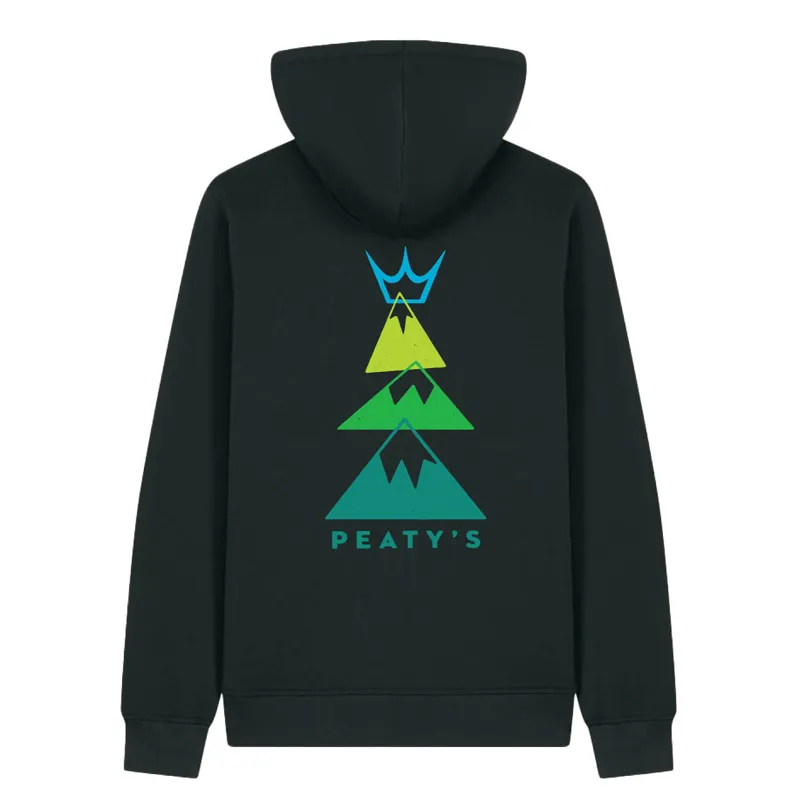 Peaty's PubWear Premium Zip Hoody in Summit / Black-1