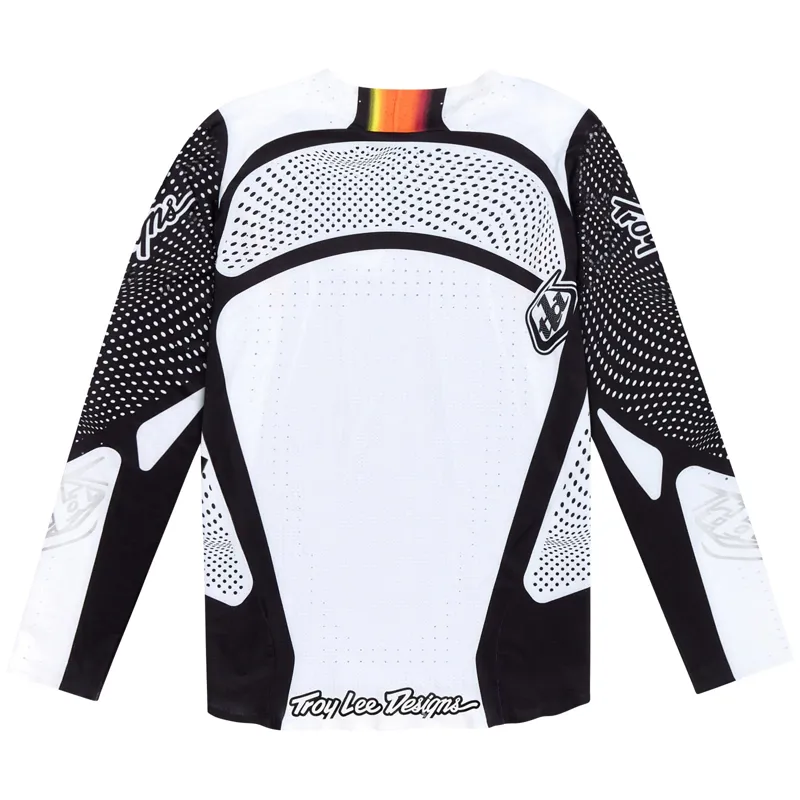 Troy Lee Designs Sprint Ultra Long Sleeve MTB Jersey in Optic White-1