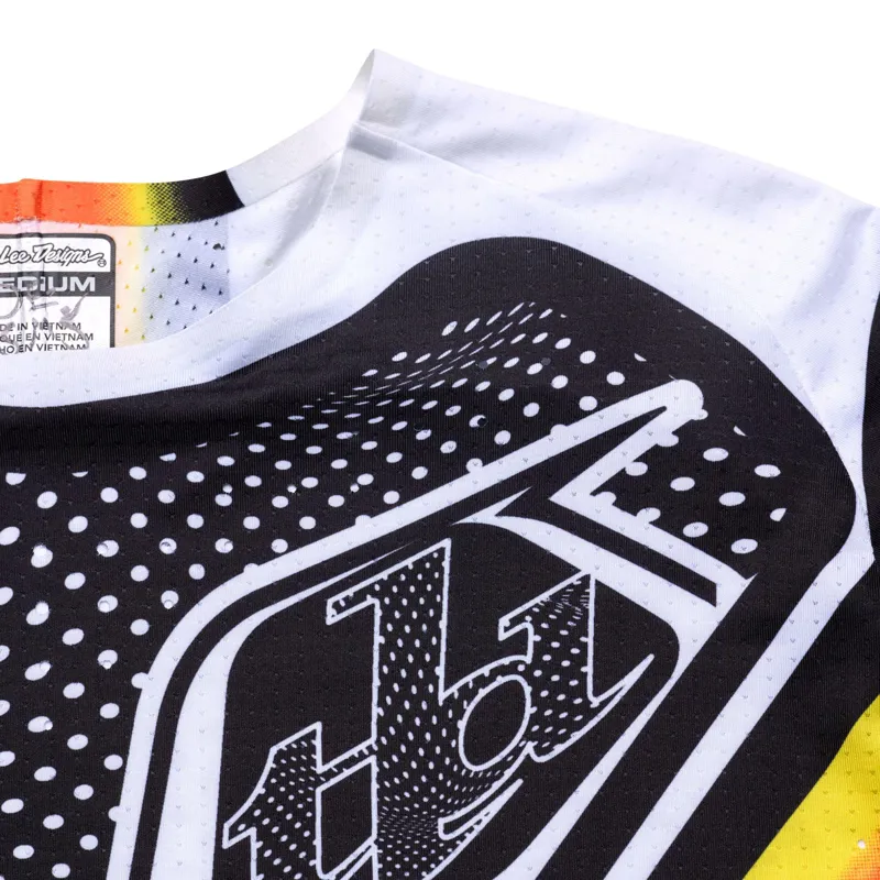 Troy Lee Designs Sprint Ultra Long Sleeve MTB Jersey in Optic White-2