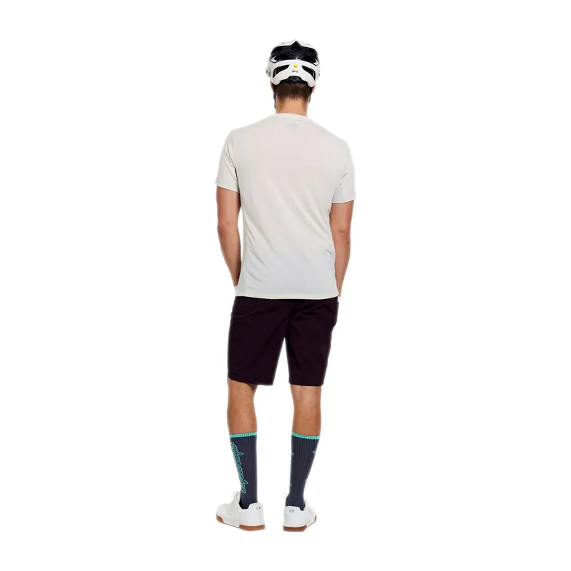 TroyLee Skyline Ride Short Sleeve Riding Tee in Signature Pumice-2