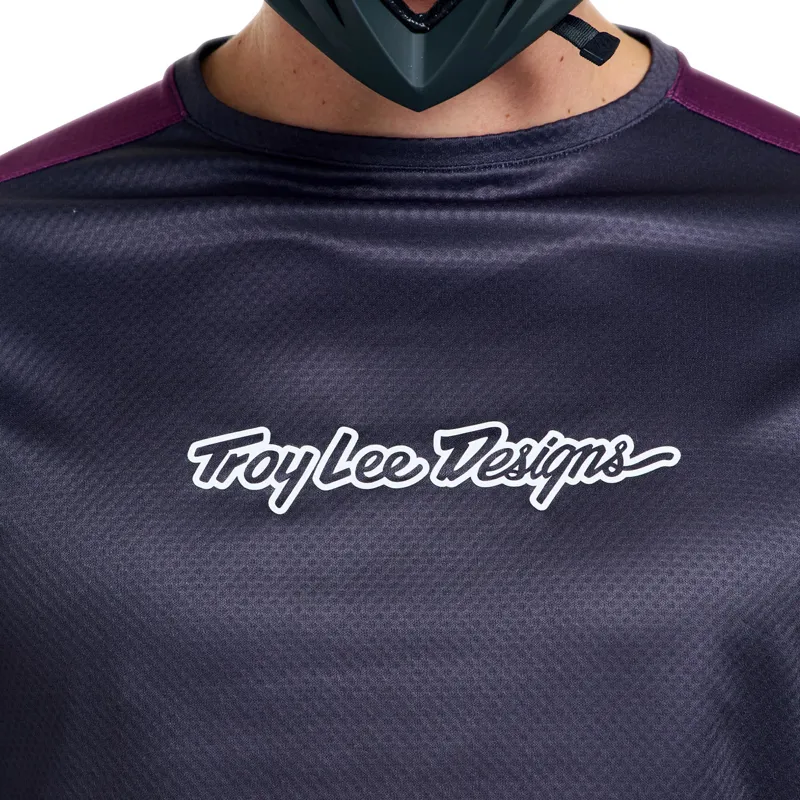 Troy Lee Designs Stage Long Sleeve Mountain Bike Jersey in Carbon-4