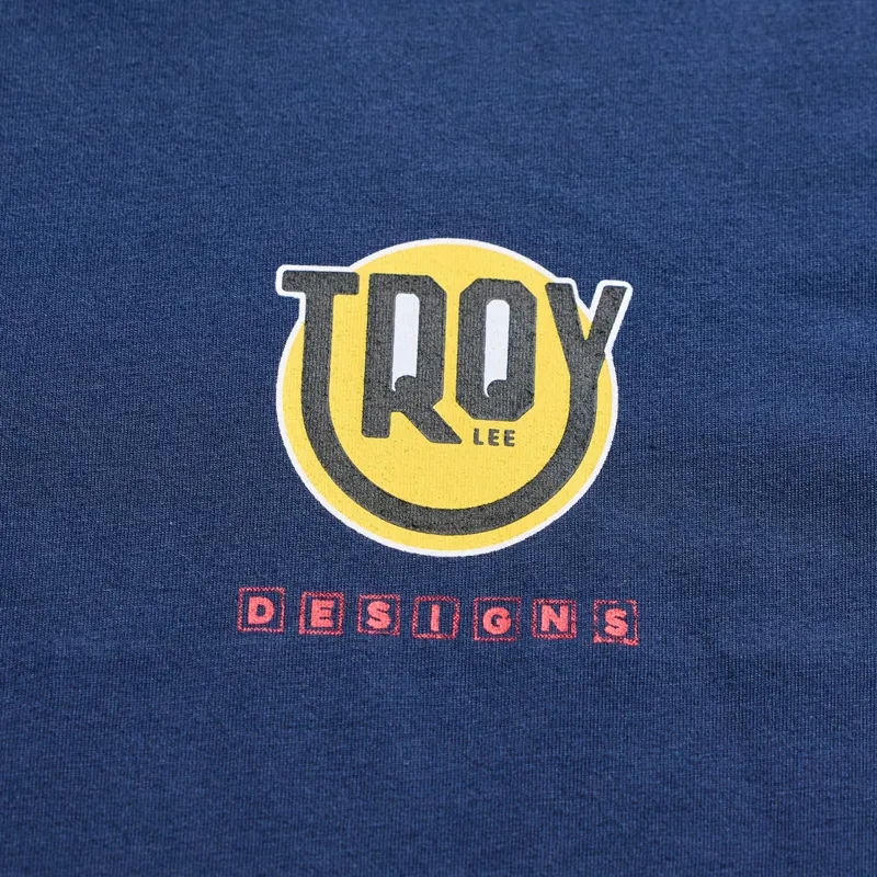 TroyLee Happy Dayz Short Sleeve Tech Tee in Navy-2