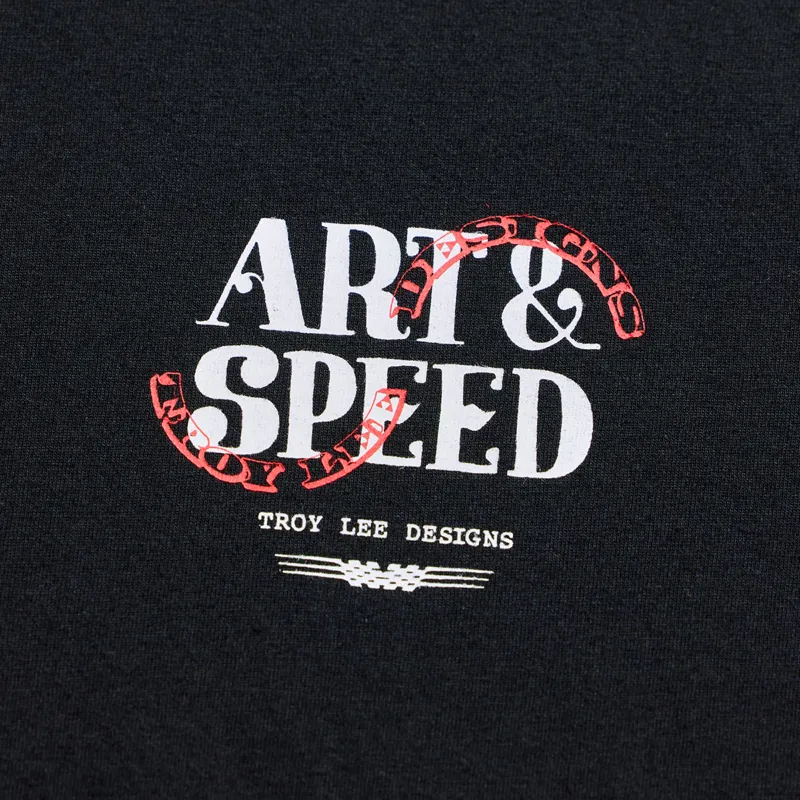 TroyLee Pink Slips Short Sleeve Tech Tee in Black-2