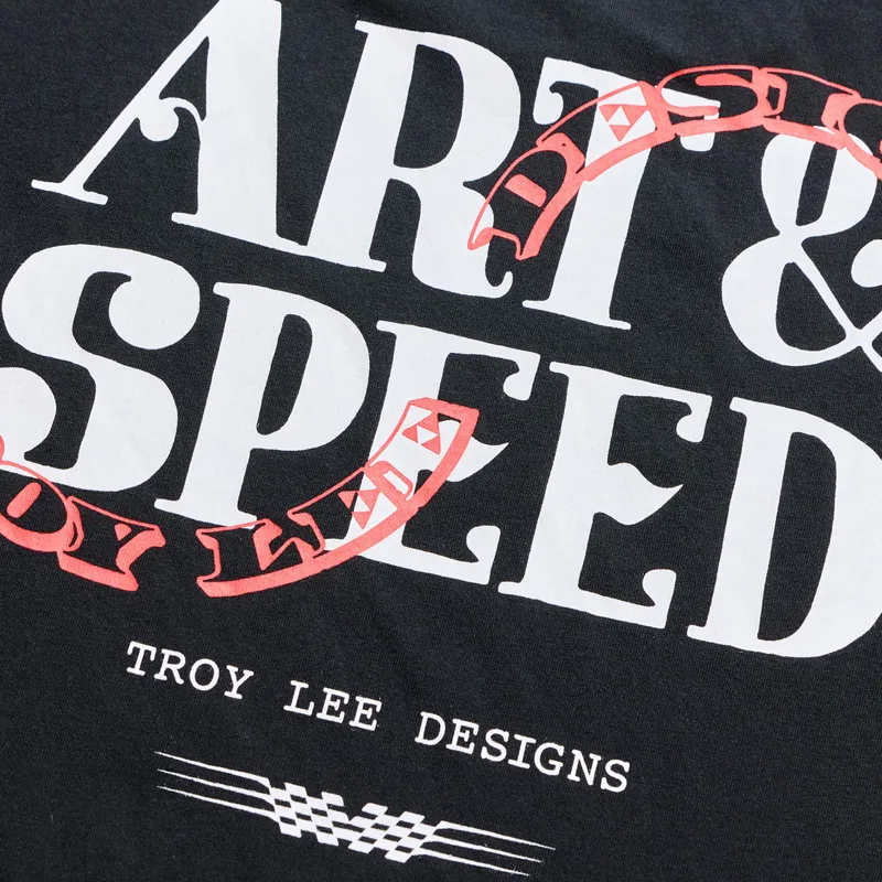 TroyLee Pink Slips Short Sleeve Tech Tee in Black-4