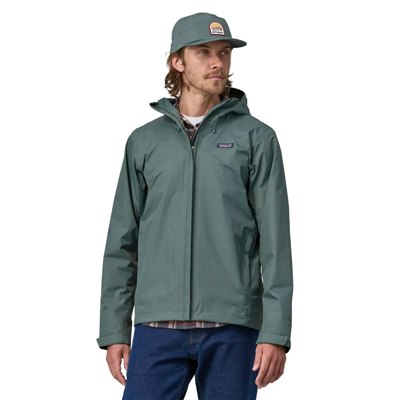 Patagonia green windbreaker best sale