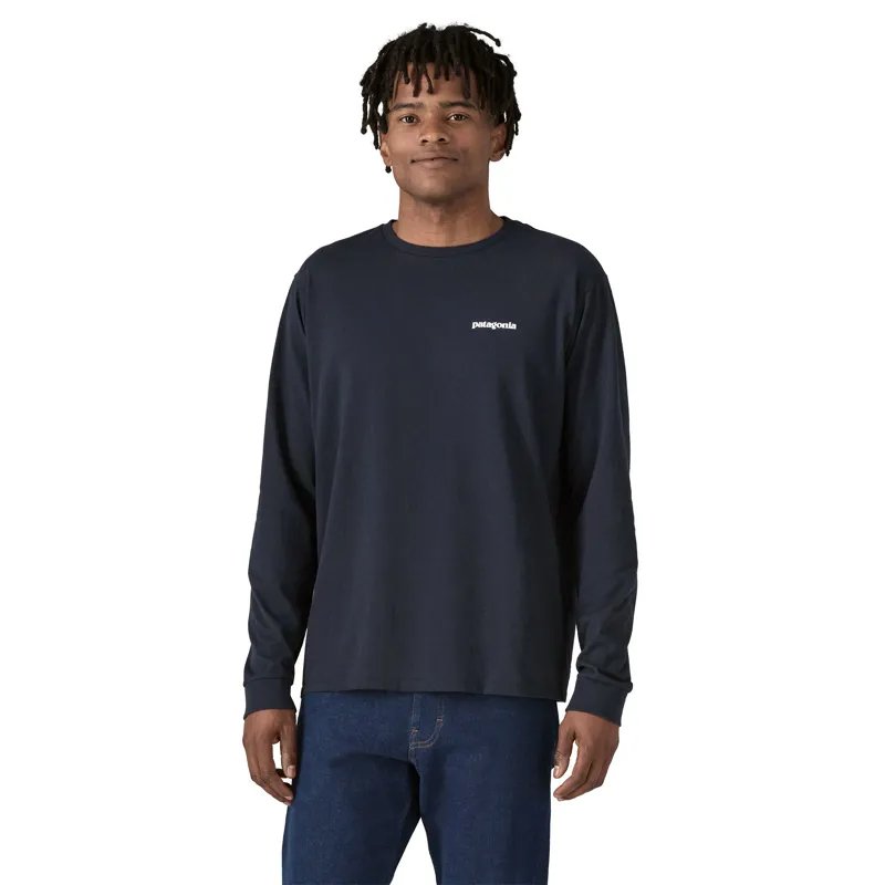 Patagonia p6 logo long sleeve tee on sale