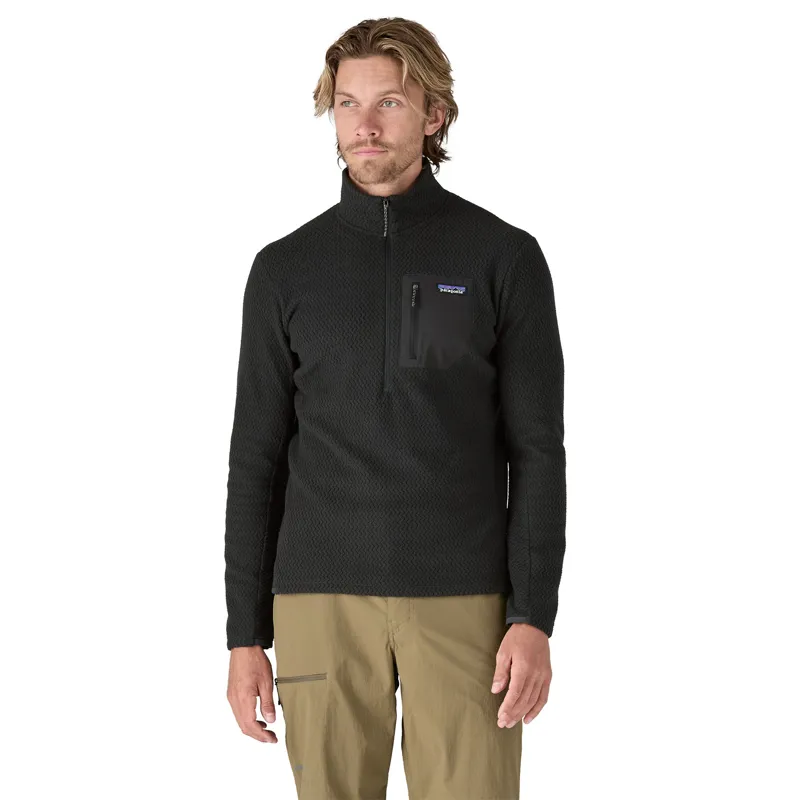 Patagonia R1 Air Zip Neck Fleece in Black