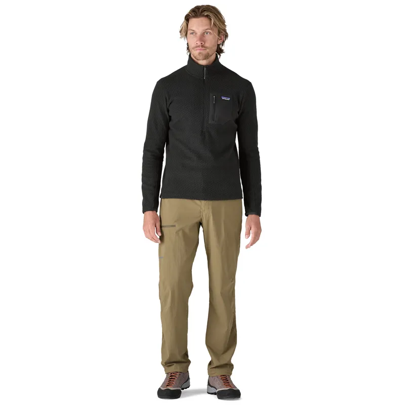 Patagonia R1 Air Zip Neck Fleece in Black-2