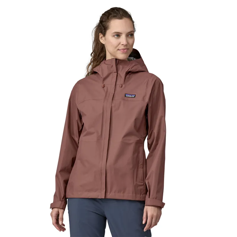 Patagonia Womens Torrentshell 3L Rain Fully Waterproof Jacket in Mauve