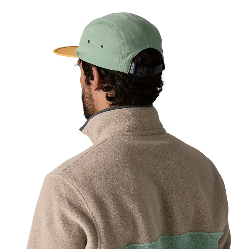 Patagonia P-6 Label Maclure Hat in Ellwood Green-1