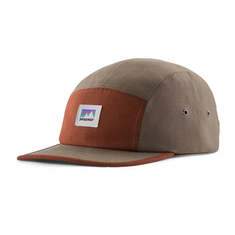 Patagonia Graphic Maclure Hat In Shop Sticker Marlow Brown-3