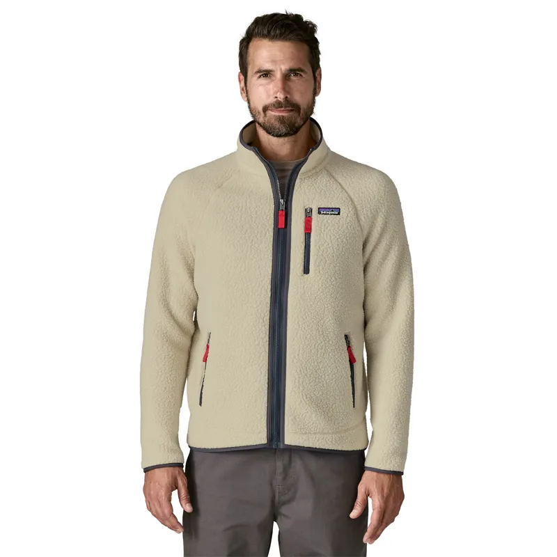 Patagonia Retro Pile Classic Jacket in Pelican / Smolder Blue-7