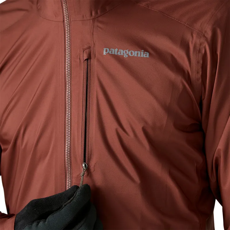 Patagonia Trail Craft Mountain Bike DWR Jacket in Dried Vanilla-2