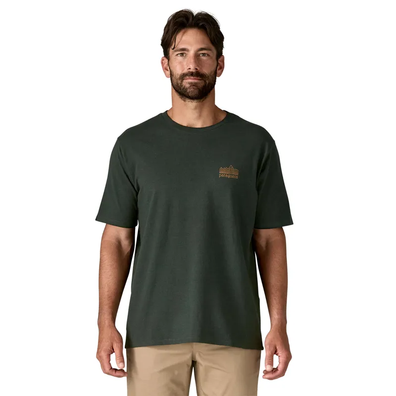 Patagonia Strataspire Responsibili-Tee T-Shirt in Old Growth Green-1