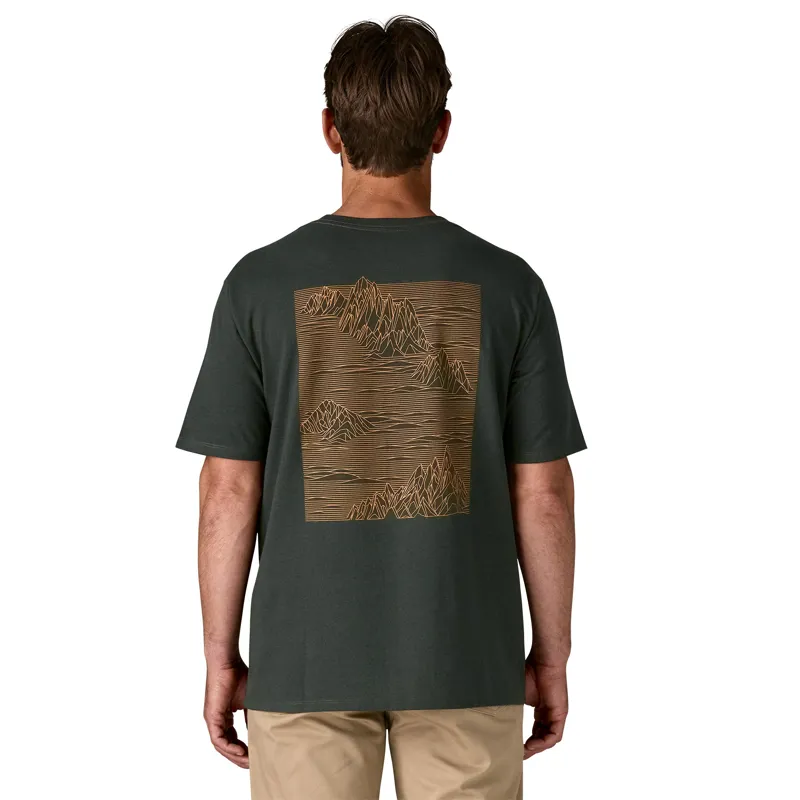 Patagonia Strataspire Responsibili-Tee T-Shirt in Old Growth Green