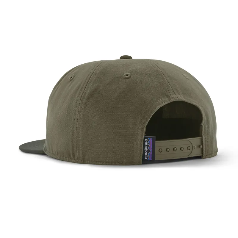 Patagonia Boardshort Label Funfarer Cap in Basin Green-1