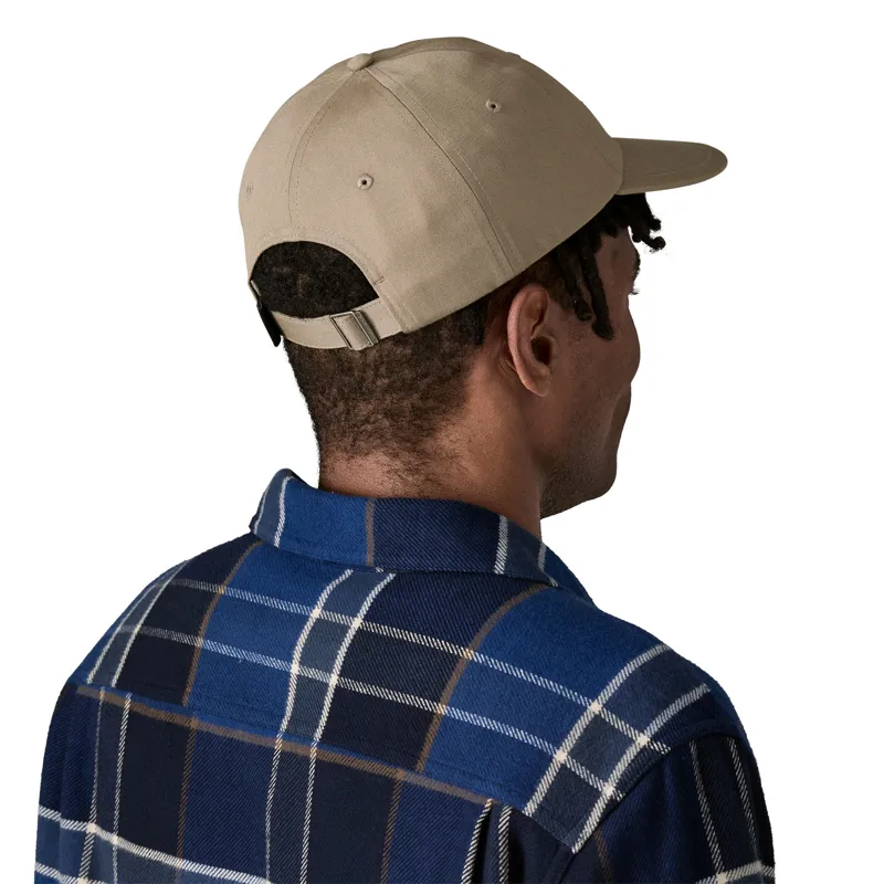 Patagonia Fitz Roy Icon Trad Cap In Text Logo Seabird Grey-1
